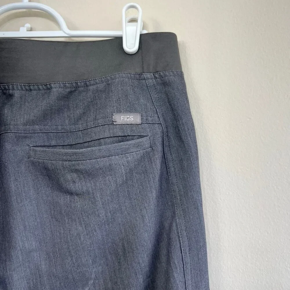 Figs Axim Cargo Scrub Pants Graphite Gray Medium Short Men